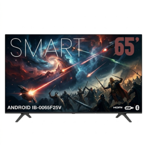 Smart TV Android IBSON 65" 4K UHD – Modèle IB-0065F25V – Écran Géant Sans Bordures