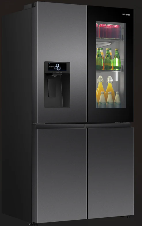 Réfrigérateur Side by Side Connecté Hisense 617L – RQ9P600GTL CROSS – 4 Portes, Inside View & Distributeur de Glaçons – Image 6