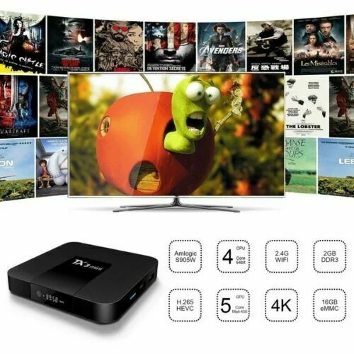 TX3 Mini TV Box Android 8.1 – 2Go RAM / 16Go ROM – 4K UHD & WiFi Bi-bande – Image 3
